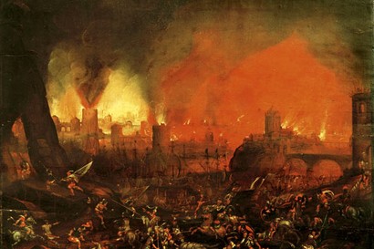 pillage of rome unknown artist